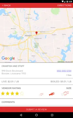 The Crawfish App android App screenshot 3