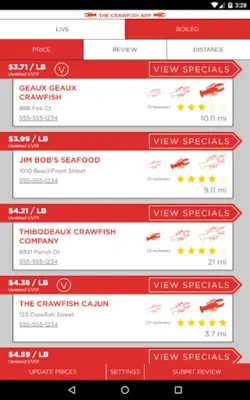 The Crawfish App android App screenshot 4